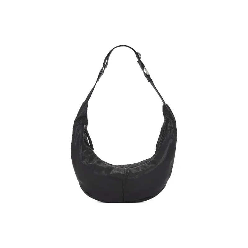 FREE PEOPLE Goatskin Handbag Shoulder Bag Unisex Dark Coffee/Green/Black-10