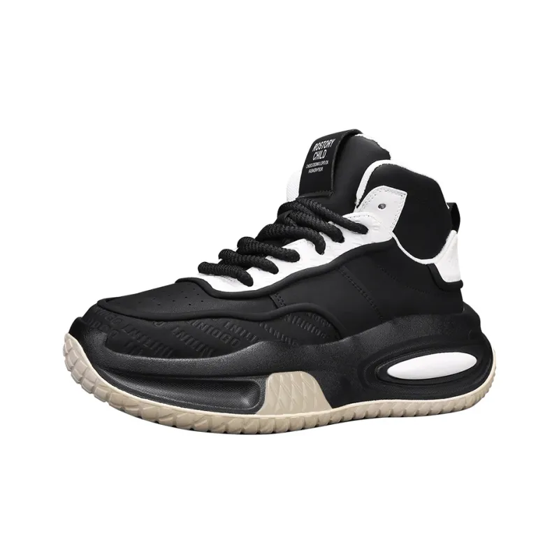 JANECO Anti-Slip And Wear-Resistant Breathable High-Top Chunky Sneakers Men's-2
