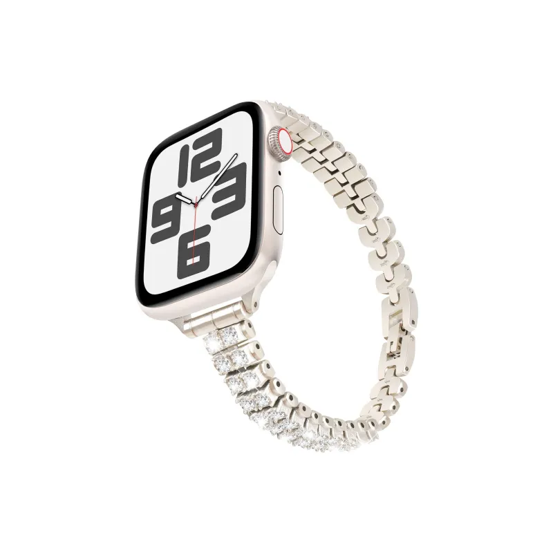 IWabcertoo Watch Band Apple Compatibility Diamond Material-1