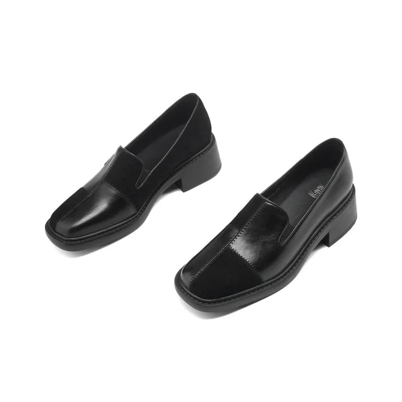 XICUNMINGWU Loafers Women's Black-1