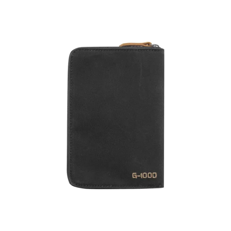 Fjallraven Recycled Polyester Passport Holder Unisex Black-1