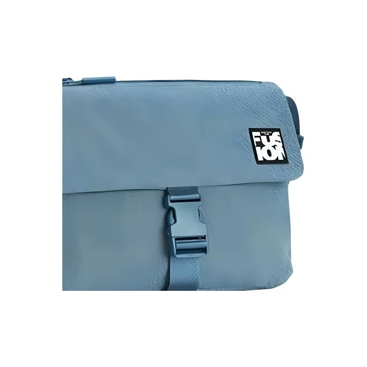 FILA FUSION Fabric Shoulder Bag Crossbody Bag Regular Unisex Denim Blue-4