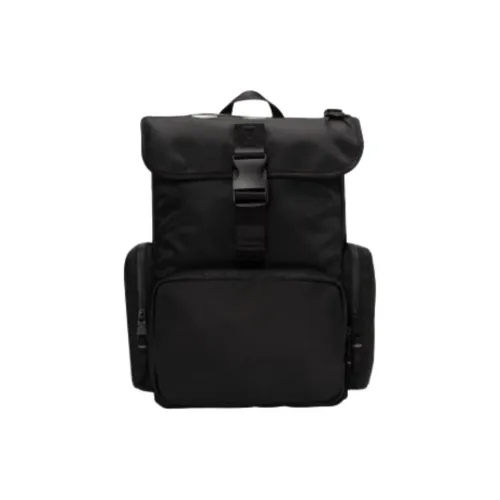 CALVIN Ccholder Fabric Backpack Medium Size Men's Black