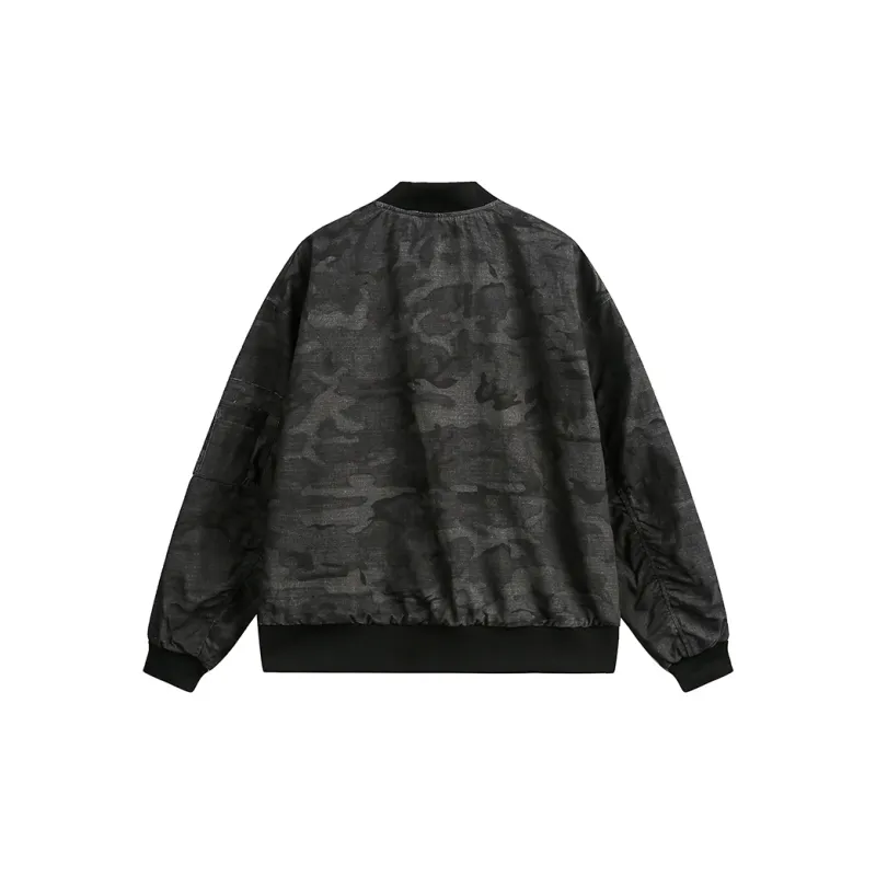GBXM Baseball Jacket Unisex Black-3