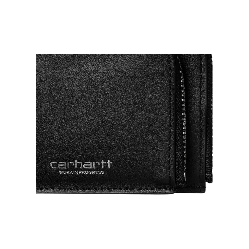 Carhartt WIP Cow Leather Wallet Unisex Black-2