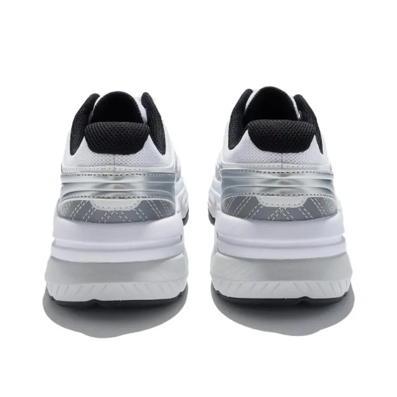 FILA Ranger Slip Resistant And Breathable Low Top Casual Shoes Unisex Silver White-4