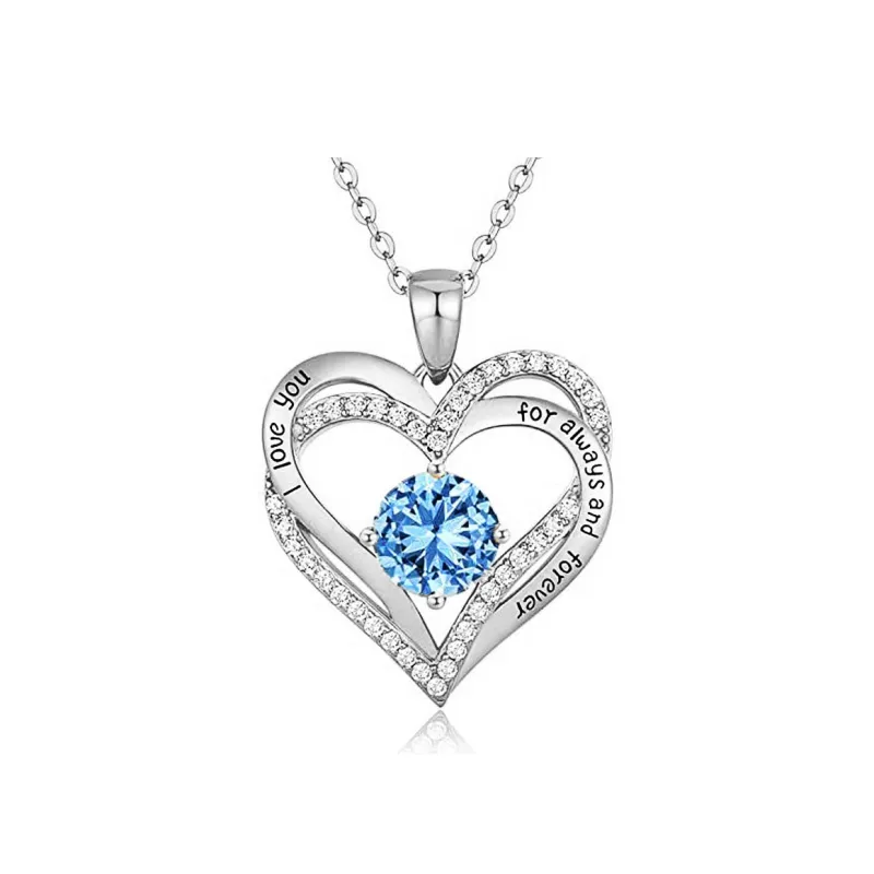 WUMZK 925 Sterling Silver Necklaces Women's-16