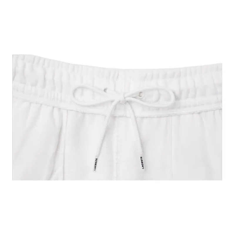 LACOSTE Auspicious Snake New Year Collection Knitted Sweatpants Women's Ecru-3