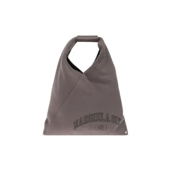 MM6 Maison Margiela Logo Printed Top Handle Bag