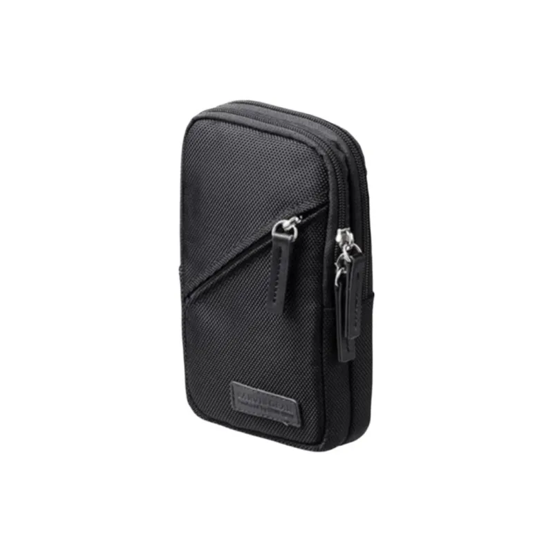 SANWA SUPPLY Nylon Cell Phone Pouch Unisex Black-0