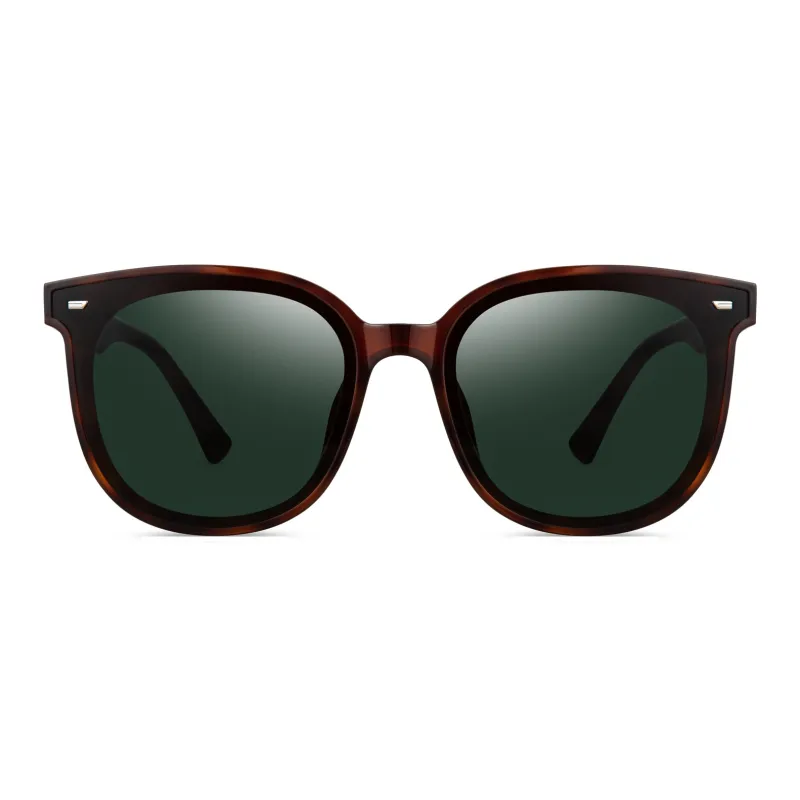 HORIEN Irregular Shape Sunglasses Unisex Black, Pink, Brown-1