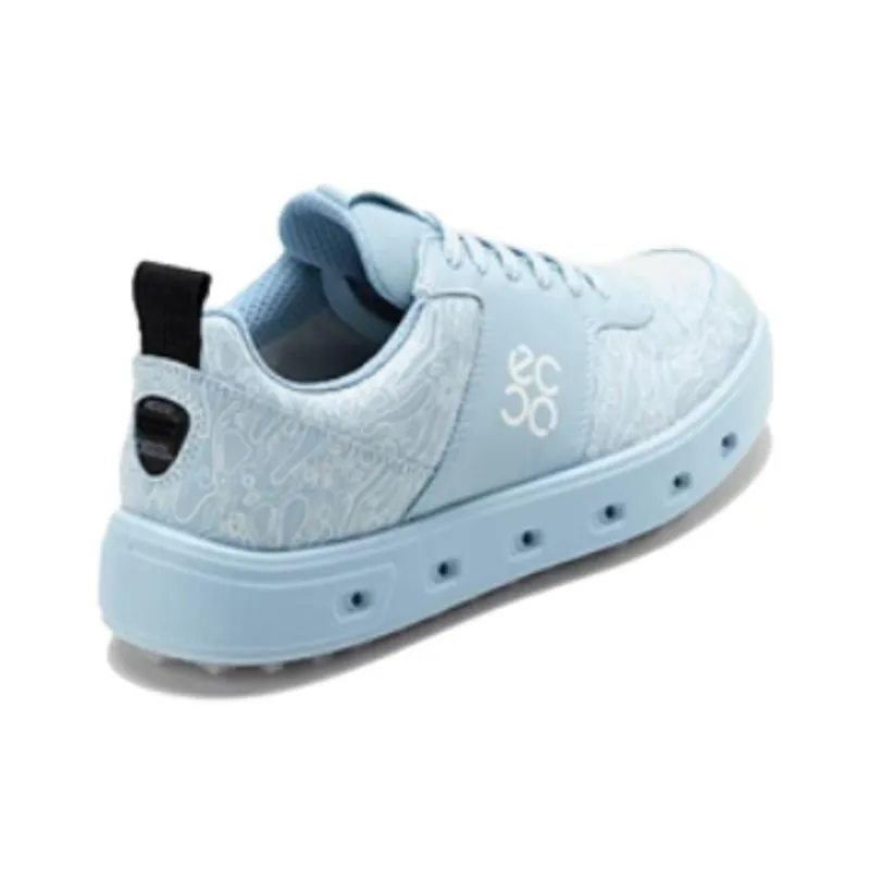 Ecco GOLF STREET 720 Low Top Skateboard Shoes Women's Blue-3