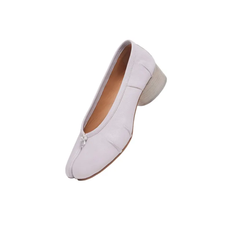 Maison Margiela Tabi Toe Heeled Ballerina Shoes Women's-1