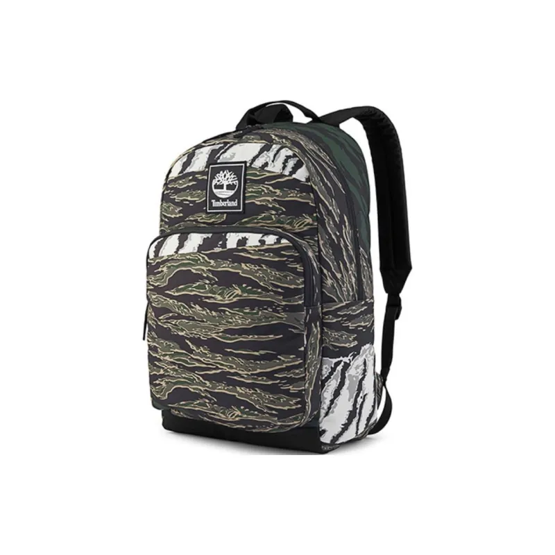 Timberland Polyester Backpack Regular Unisex Tiger Print Camouflage-1