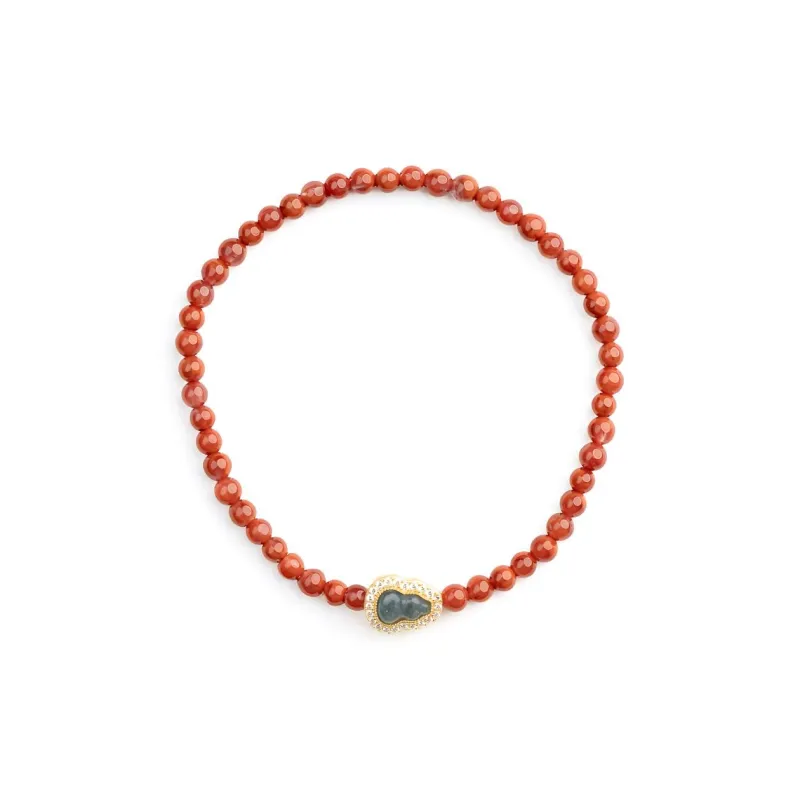Xianyuan Southern Red Agate Bracelets Unisex-0