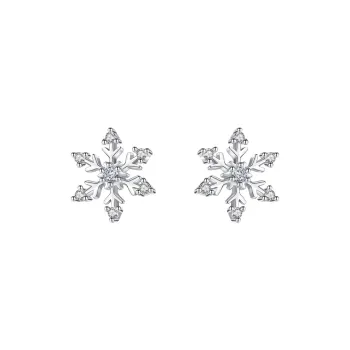 SUYG Anniversary Alloy Earring Studs Women's Box+Shopping Bag Packaging