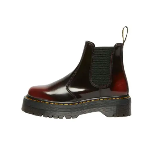 Dr.Martens 2976 Short Chelsea Boots Men's Black Brown