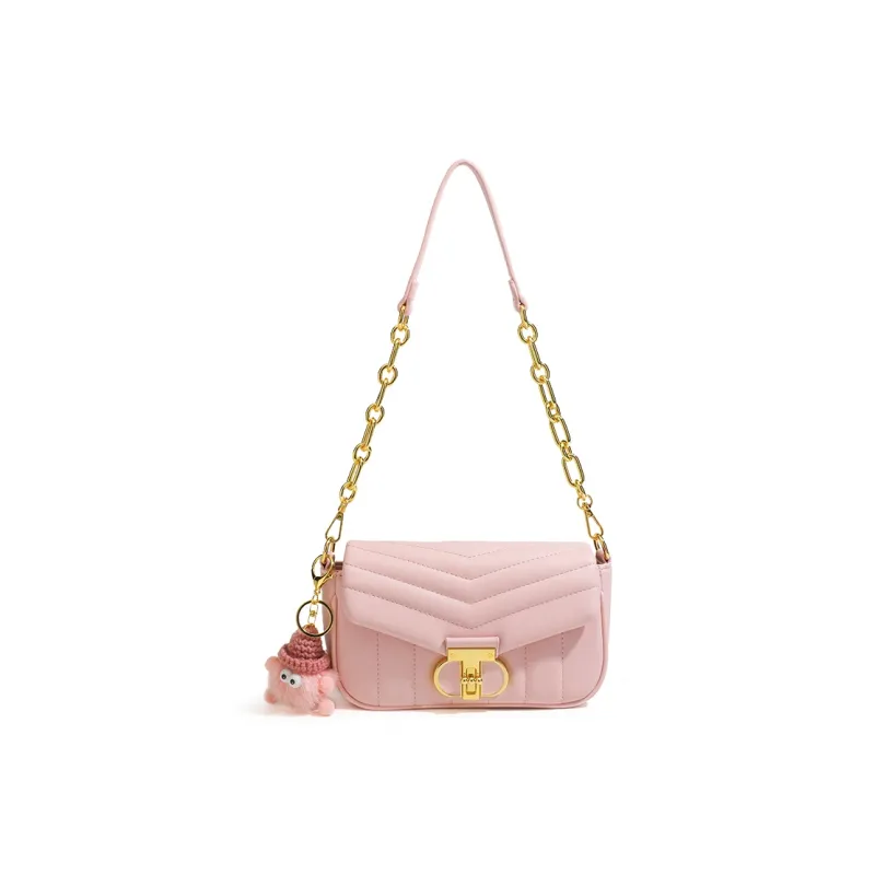 Vigno Synthetic Leather Crossbody Bags Shoulder Bags Regular Women's Black/Matcha Green/Shell Pink/Milk White-13
