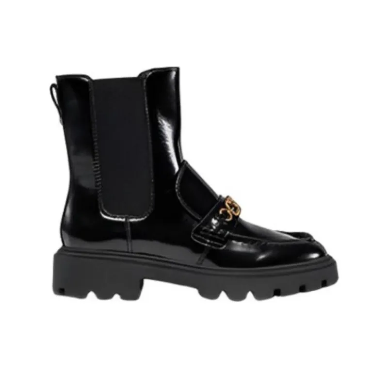 SAM EDELMAN Short Chelsea Boots Women's Black-1