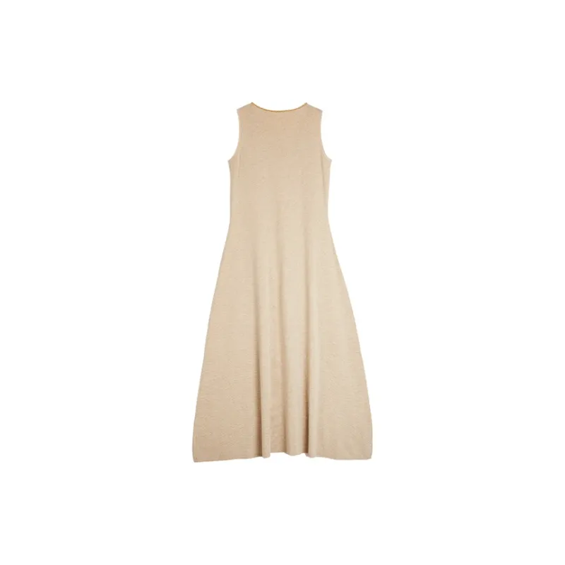 ELLE XU ZHI Collaboration Sleeveless Dresses Women's Light Yellow-1