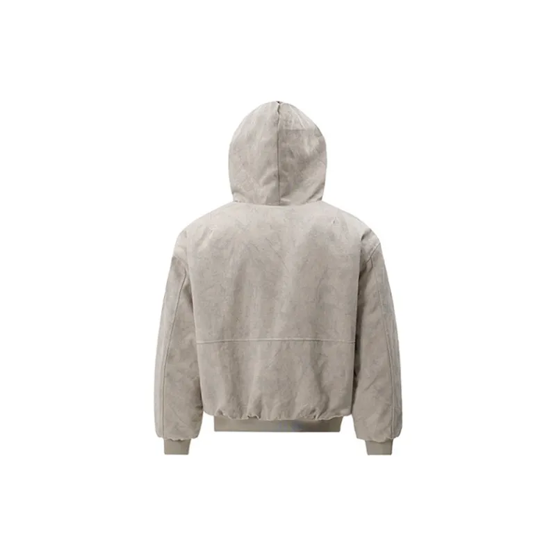Extreme Turbo Puffer Jacket Unisex Gray Apricot-1