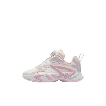 FILA KIDS BOA Anti Slip Wear Resistant Low Top Kids' Running Shoes Pink Children Aged 3 7 Years Old