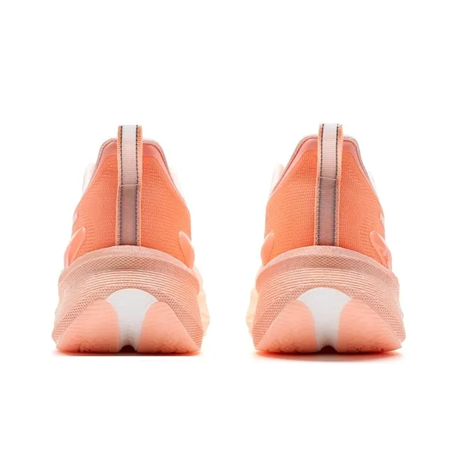 XTEP 2000km 3.0 Anti Slip Wear Resistant Low Top Training Running Shoes Women's Fragrant Peach Fluorescent Light Pink-5