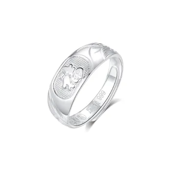 WINY 999 Fine Silver Rings Unisex