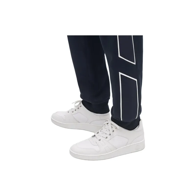 HERMES Knitted Sweatpants Men's Marine Blue-3