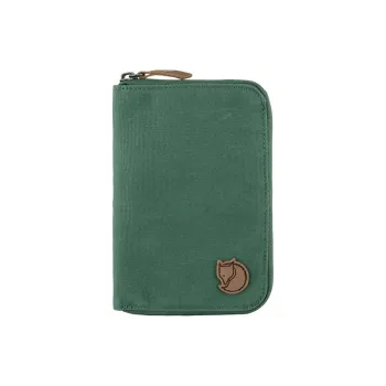 Fjallraven Recycled Polyester Passport Holder Unisex Dark Copper Green