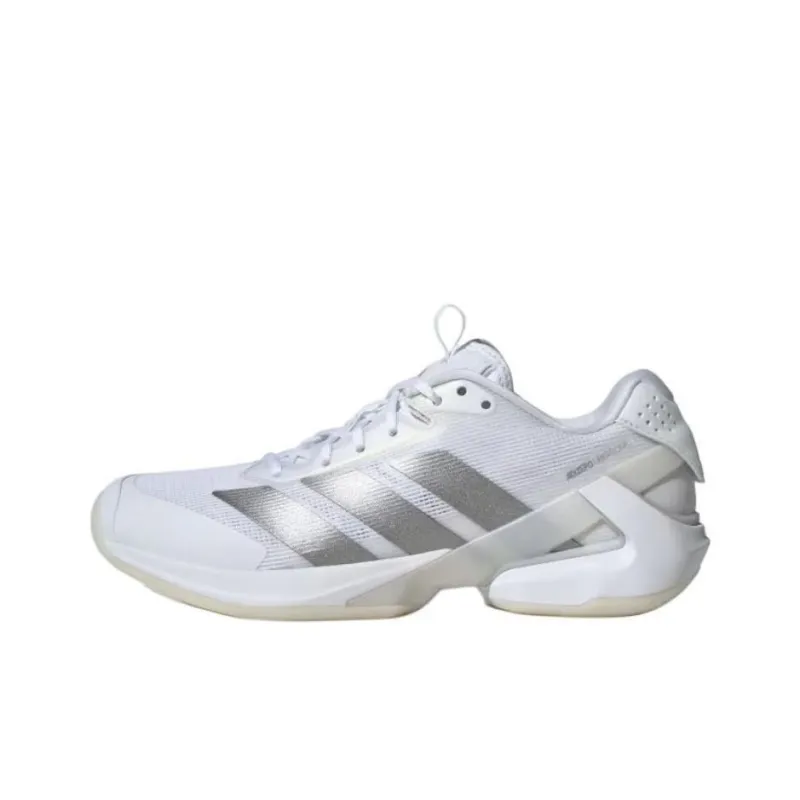 Adidas Adizero Ubersonic 5 Cloud White Silver Metallic Women's-0