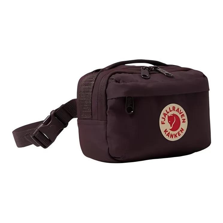 Fjallraven Vinylon Shoulder Bag, Crossbody Bag, Fanny Pack Regular Unisex Blackberry-2