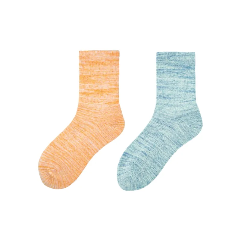 MOJICUSHERCO Mid-Calf Socks Women's 2 Pack-25