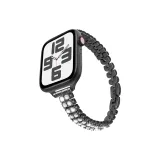 Double Diamond Metal Strap-Black