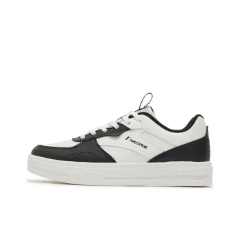 361° Air Force One Slip Resistant Cushioning Low Top Skateboard Shoes Women's White Black