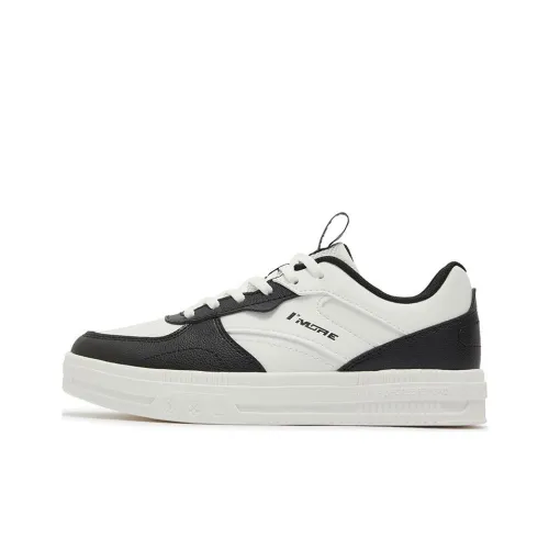 361° Air Force One Slip-Resistant Cushioning Low-Top Skateboard Shoes Women's White Black
