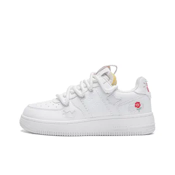 Kappa Back to Back Slip Resistant, Abrasion Resistant, Lightweight, Breathable Low Top Skateboard Shoes Women's White