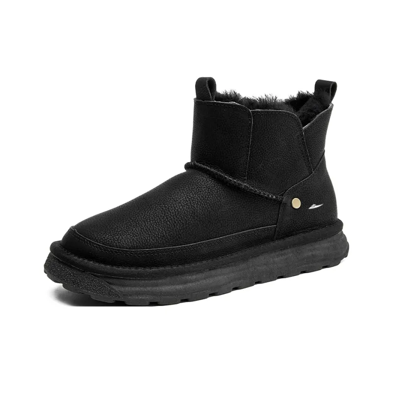 Kuding Warm Slip-Resistant Water-Resistant Snow Boots Men's-0