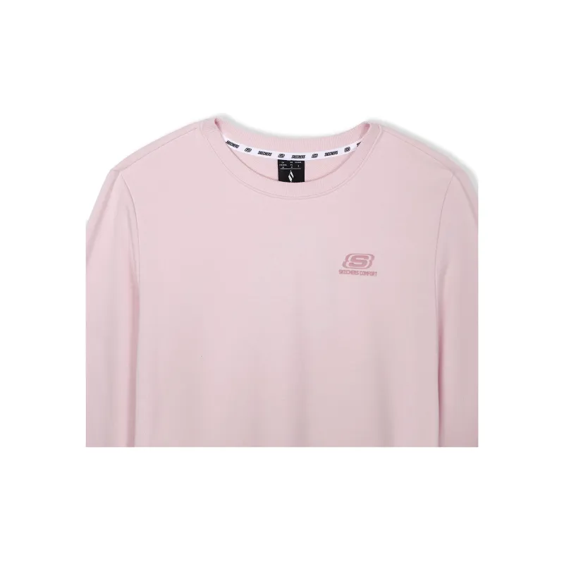 Skechers Sweatshirt Unisex Light Purple Pink-3