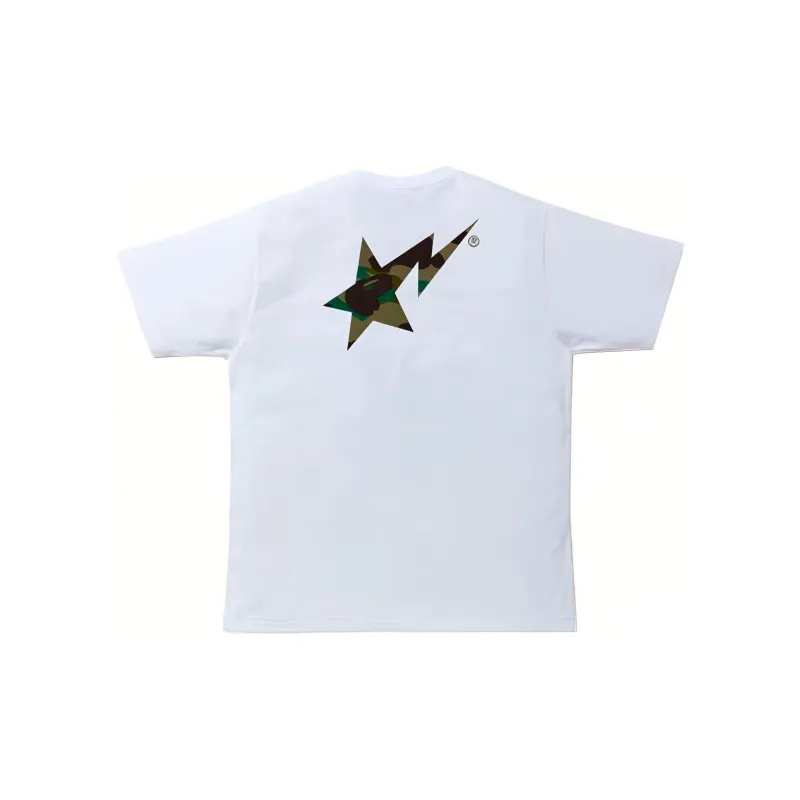 Bape 1st Camo Bapesta Logo Tee-5