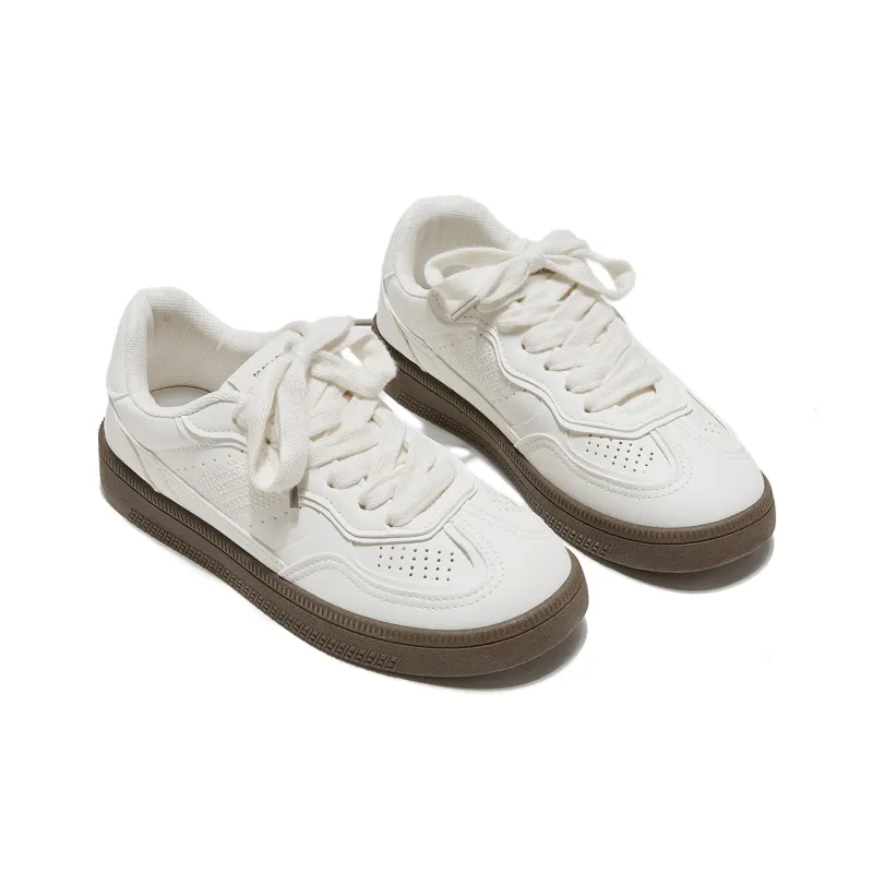 Little Red Man Non-slip Lightweight Low-Top Skateboard Shoes Women's-8