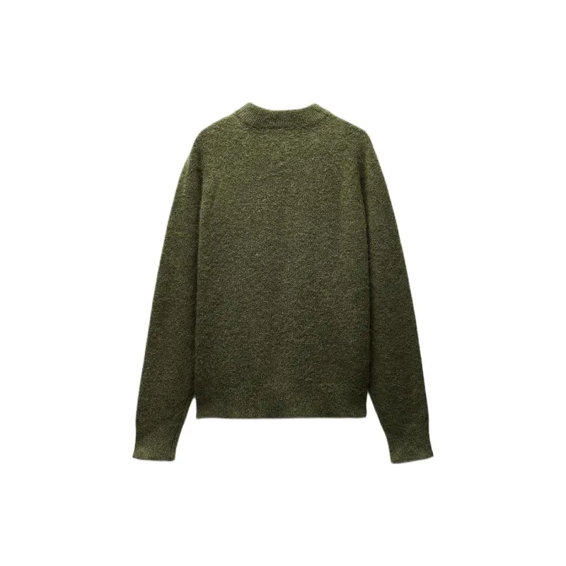ZARA Sweater Women's Khaki Green-1