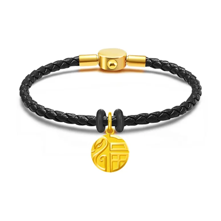 9i Gold Bracelet Unisex-3