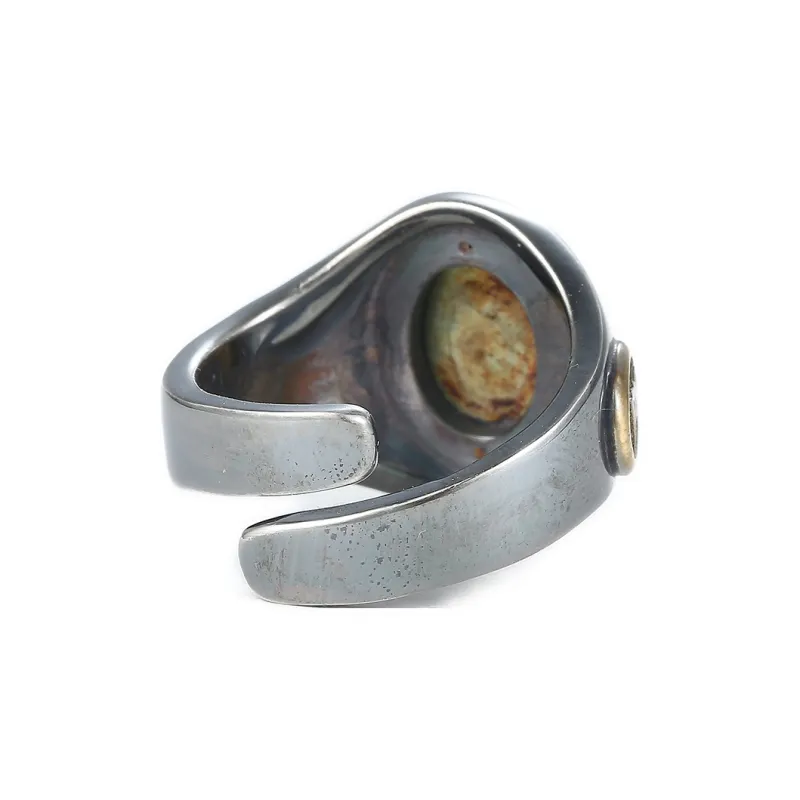 Yamagata S 990 Silver Full Silver Ring Men's-3