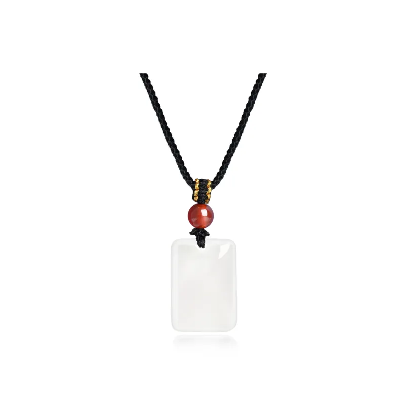 Lao Feng Xiang Chalcedony Necklaces Unisex-0