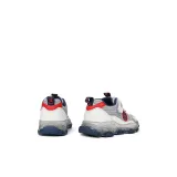 TARANIS Breathable Anti-Slip And Wear-Resistant Low-Top Kids' Running Shoes White Gray Children Aged 3-7 Years Old