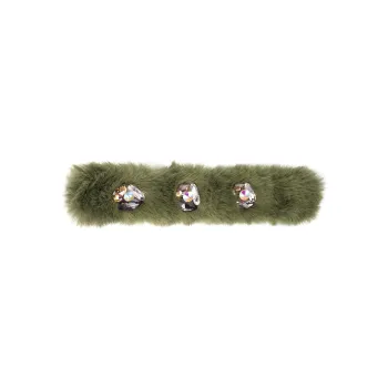 CHIMERA Fuzzy Fabric Hair Tie Headband Women's