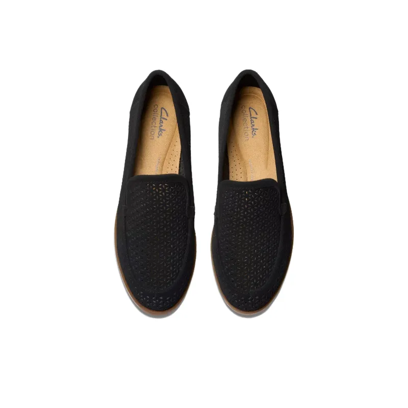 Clarks Trish Cove Loafers Women's Black-3