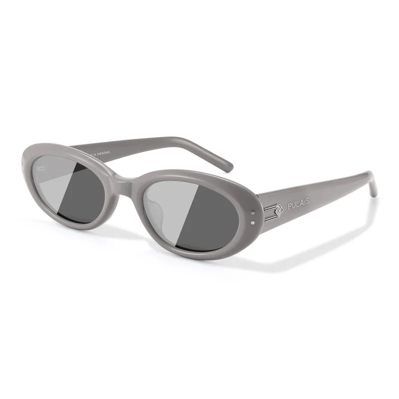 PULAIS TR/Memory Plastic Cat Eye Sunglasses Unisex-1