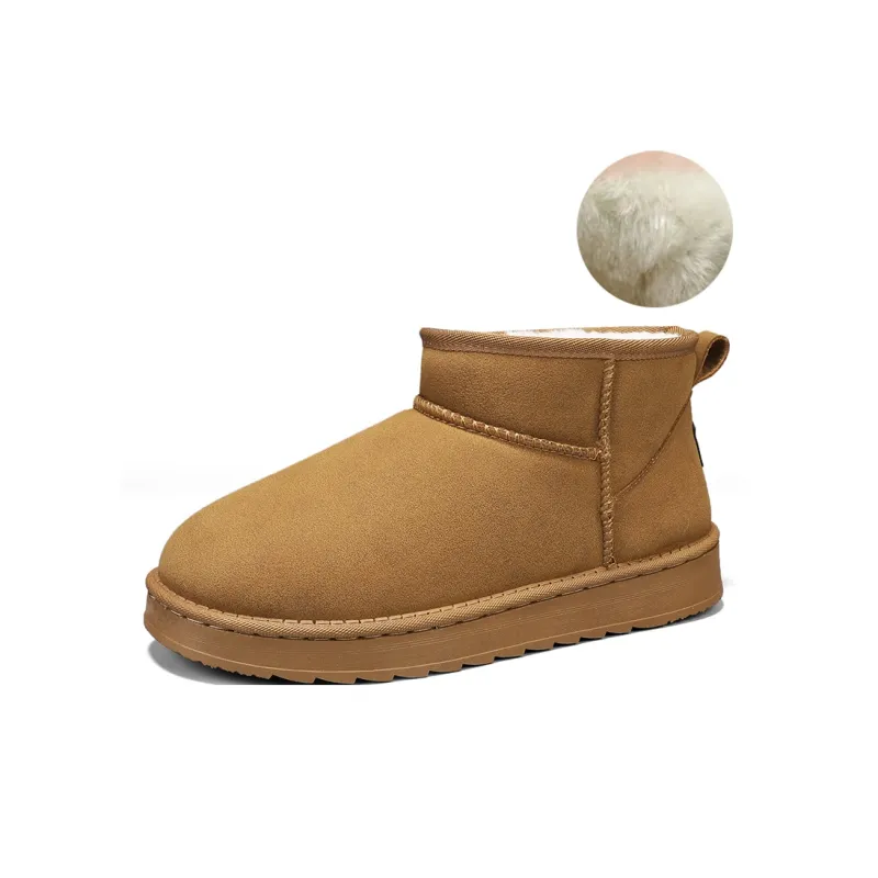 Kangaroo Head Warm Short Snow Boots Unisex-1